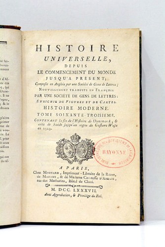 Histoire universelle tome - universelle,