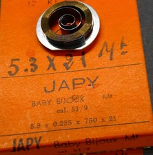1 RESSORT REVEIL JAPY BABY 51/9 BIJOUX MOUVEMENT
