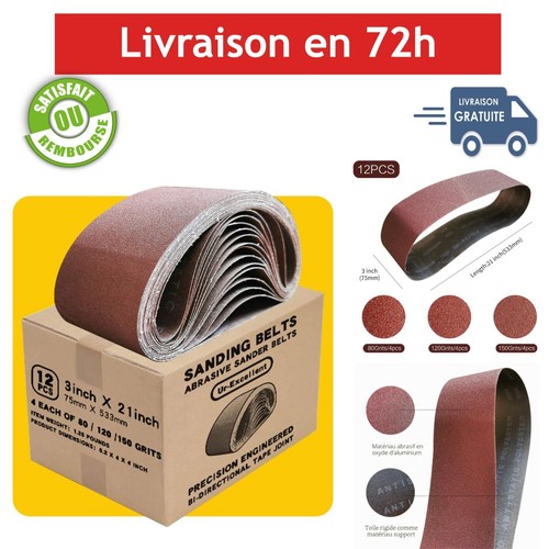 Bande abrasive 533mm - bande,