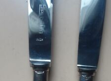 Rambouillet 5 Couteaux à entremets Métal Argenté Streisguth Strasbourg 20.5 CM 