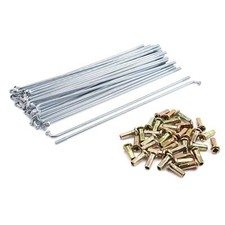 36set Rim Rayon Plaqué Roue 180mm Longueur Métal W/ Mamelons Moto