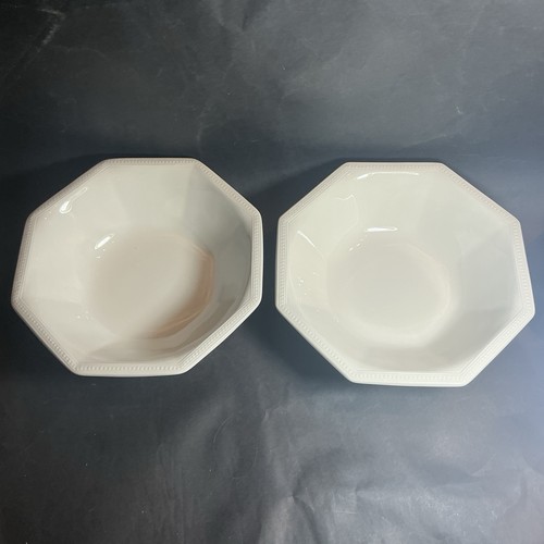 Lot plats faience - plats, blanche