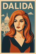 AFFICHE  POSTER     DALIDA
