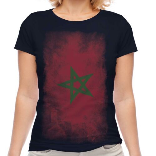 Maroc délavé drapeau femmes - délavé,