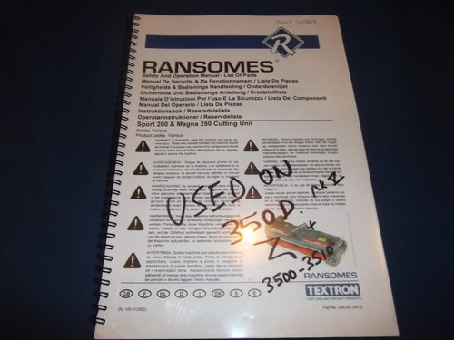 Ransomes sport 200 magna 250 - ransomes,