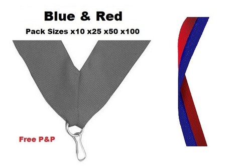 Rubans médaille bleu rouge - mÉdaille,
