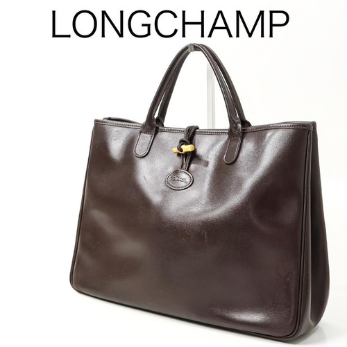 Longchamp leather tote bag - longchamp,