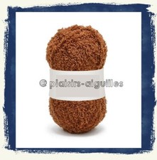 5 pelotes de laine PHIL DOUCE CHATAIGNE NEUVES