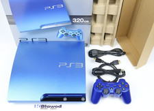 Sony PlayStation 3 PS3 Splash Blue Slim Console CECH-3000B SB 640GB avec boît...