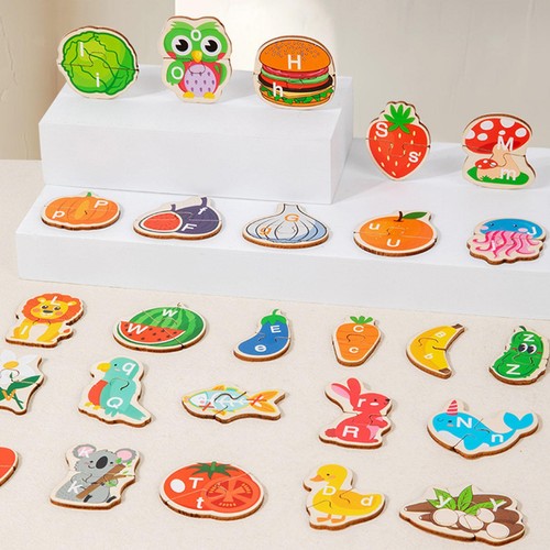 Puzzle abc bois - puzzle, pour