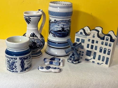 Vtg delft lot blue - delft, 7
