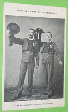 CPA CARTE POSTALE 1910 FRANCE BRETAGNE LOÏC JEHAN KERNEVEL BINIOU BOMBARDE