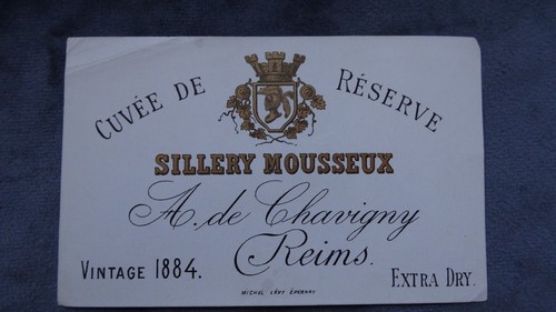 Ancienne etiquette champagne - etiquette,