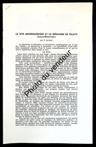 Histoire aude 1966 le - l'aude:,