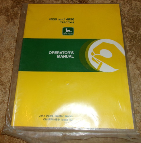 Vintage john deere 4650 4850 - deere, 4650/4850