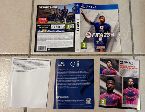 Jaquette notice pou fifa 23 - jaquette, et