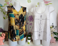 Lot vêtements occasion femme : Haut " Undiz ", gilet - T : 40 / L