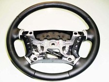 Couvre Volant Mitsubishi Pajero En Véritable Cuir Noir