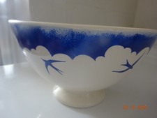 Bol en faïence décor  bord