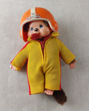Ancienne peluche Kiki Monchhichi au ski, vintage