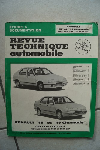 Revue technique automobile - technique,