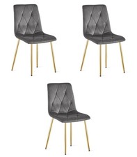 Fauteuil LIBRA - velours gris
