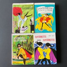 Lot 4 Livres Bibliothèque Rose - Georges Chaulet - Fantômette