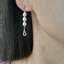 boucles d'oreilles pierre