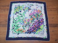 foulard en soie ancien PIERRE