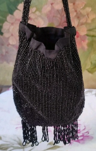 Ancien réticule aumônière - ,