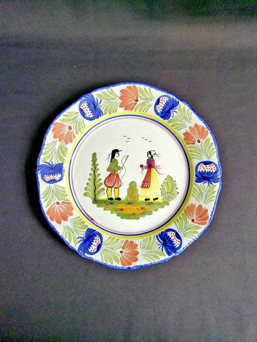 Assiette ancienne henriot - assiette,