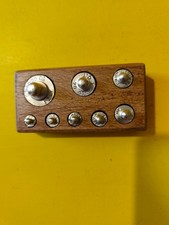 boite de 8 poids en laiton de 1grs a 50 grs