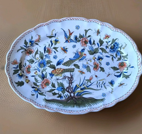 Plat ovale faïence - ovale, de