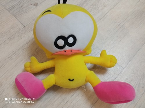 Oiseau jaune piaf 30cm - oiseau,