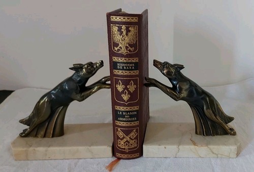 Serre livres chiens art - serre-livres,