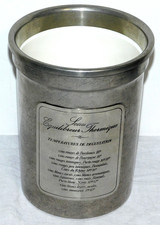 ANCIEN VINTAGE SEAU A GLACE VIN CHAMPAGNE ETAIN /NO METAL ARGENTÉ PUBLICITAIRE