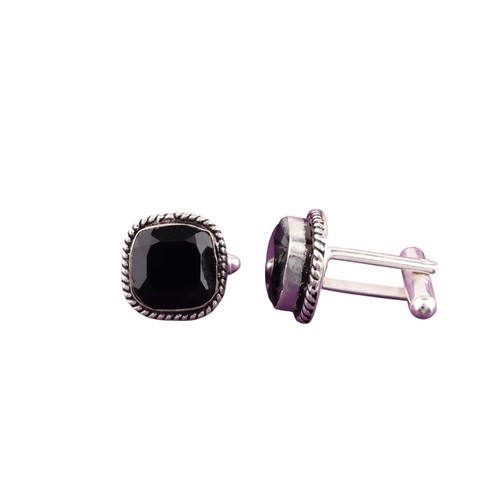 Boutons manchette argent - de,