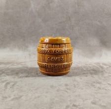 Cendrier Vieux Tonneau Cave Sainte Marguerite Made in France Vintage 1970