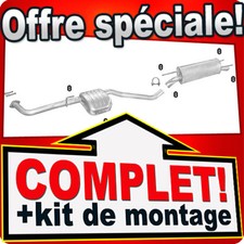 Ligne pot d'échappement pour OPEL OMEGA B 2.0 2.2 DTI 2.5 TD Berline Silencieux