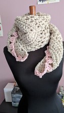 châle crochet, fait main