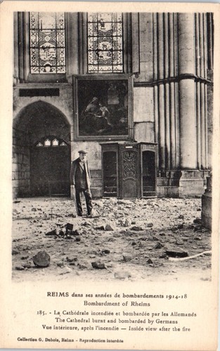 Reims carte postale - reims,