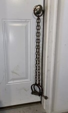 Jambe manilles en fer garde de prison rustique en fonte menottes anciennes st...