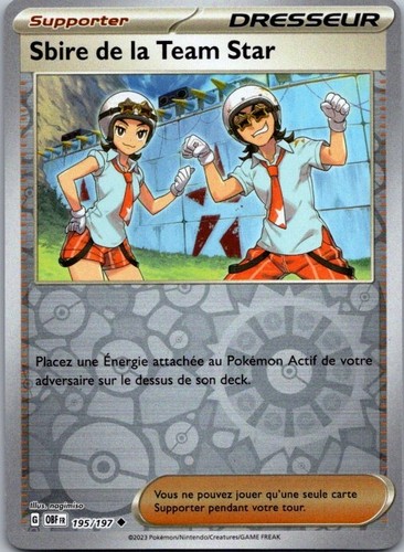 Carte pokémon dresseur - pokémon, sbire