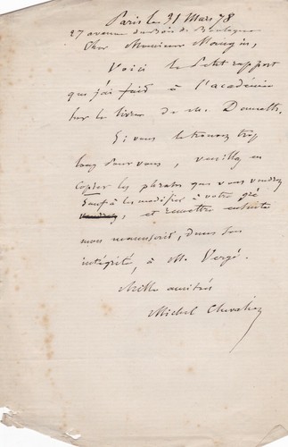 S michel chevalier - ✒,