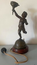 Lampe Torchère Ange Putti