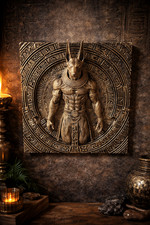 Statue Anubis Murale –