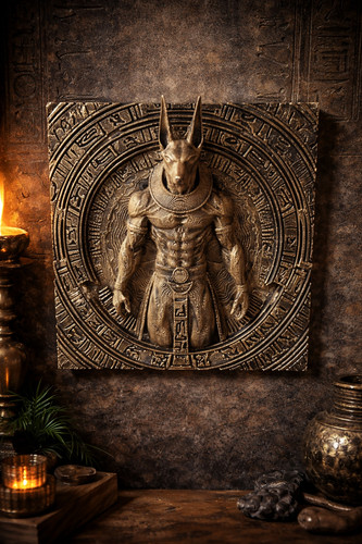 Statue anubis murale - statue, –