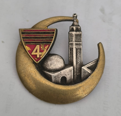 Insigne rca régiment - insigne, 4°
