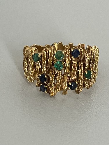 6747 bague moderniste or - moderniste,
