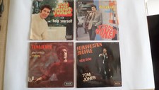 Lot collection de 4 disques vinyles 45T 7" de Tom Jones - Help Yourself Delilah